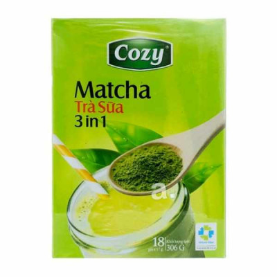 Cozy instant Matcha milk tea 306g