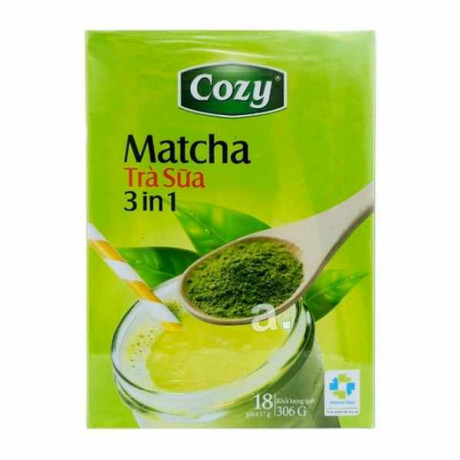 Cozy instant Matcha milk tea 306g