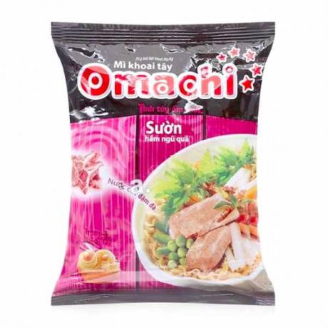 Omachi instant noodle pork ribs 80g