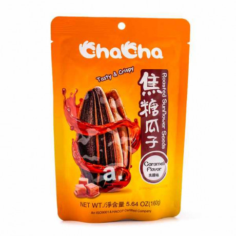 Cha cha roasted sunflower seeds Caramel 160g