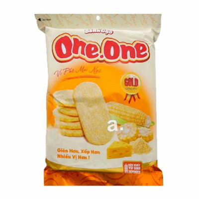 One one rice crackers cheese 118g