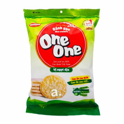 One one sweet rice crackers 150g