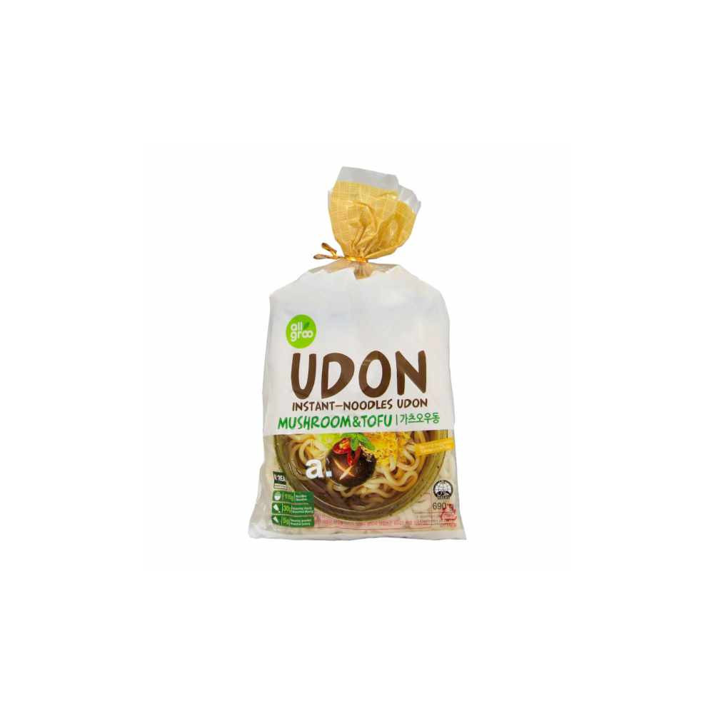 Allgroo instant noodles Udon Mushroom Tofu 690g