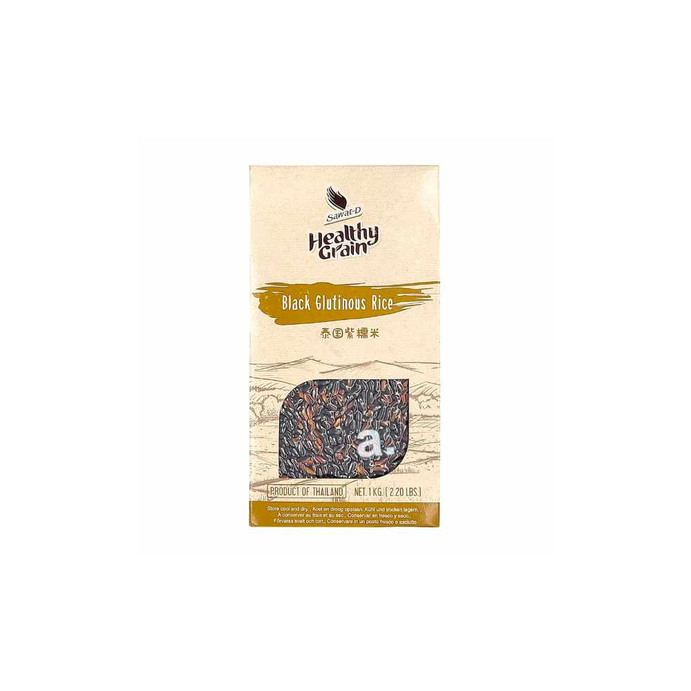 Sawat-d healthy grain černá lepkavá rýže 1 kg Sawat-d healthy grain černá lepkavá rýže 1 kg