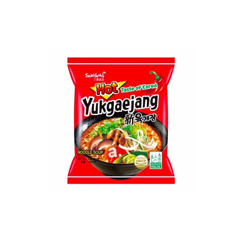Samyang Yukgaejang instant spicy ramen 120g