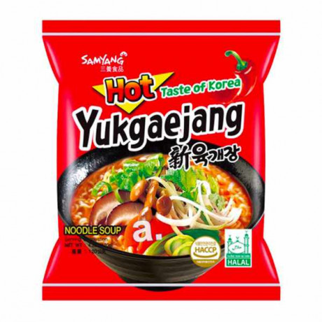 Samyang Yukgaejang instant spicy ramen 120g