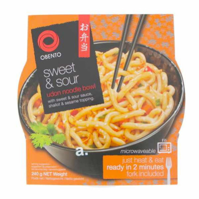 Obento Sladkokyselé Udon 240g