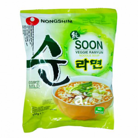 Nongshim Mì ăn liền vị Rau Soon Veggie 112g