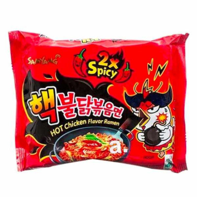 Samyang Buldak 2x pálivý s Kuřecí příchutí 140g