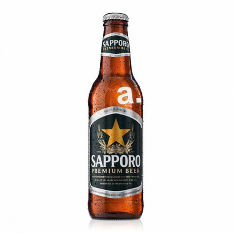 Sapporo japonské pivo 4,7% 330ml
