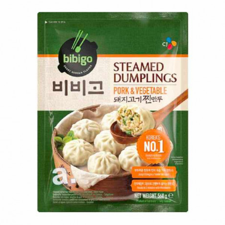 Bibigo steamed dumpling Pork and vegetable 560g