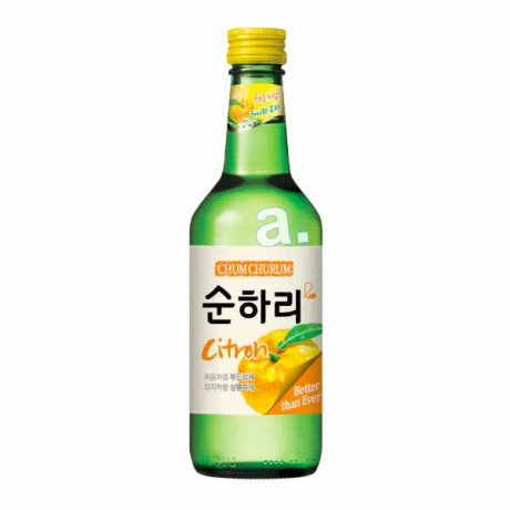 Rượu Soju vị chanh Yuzu Chum churum 360ml