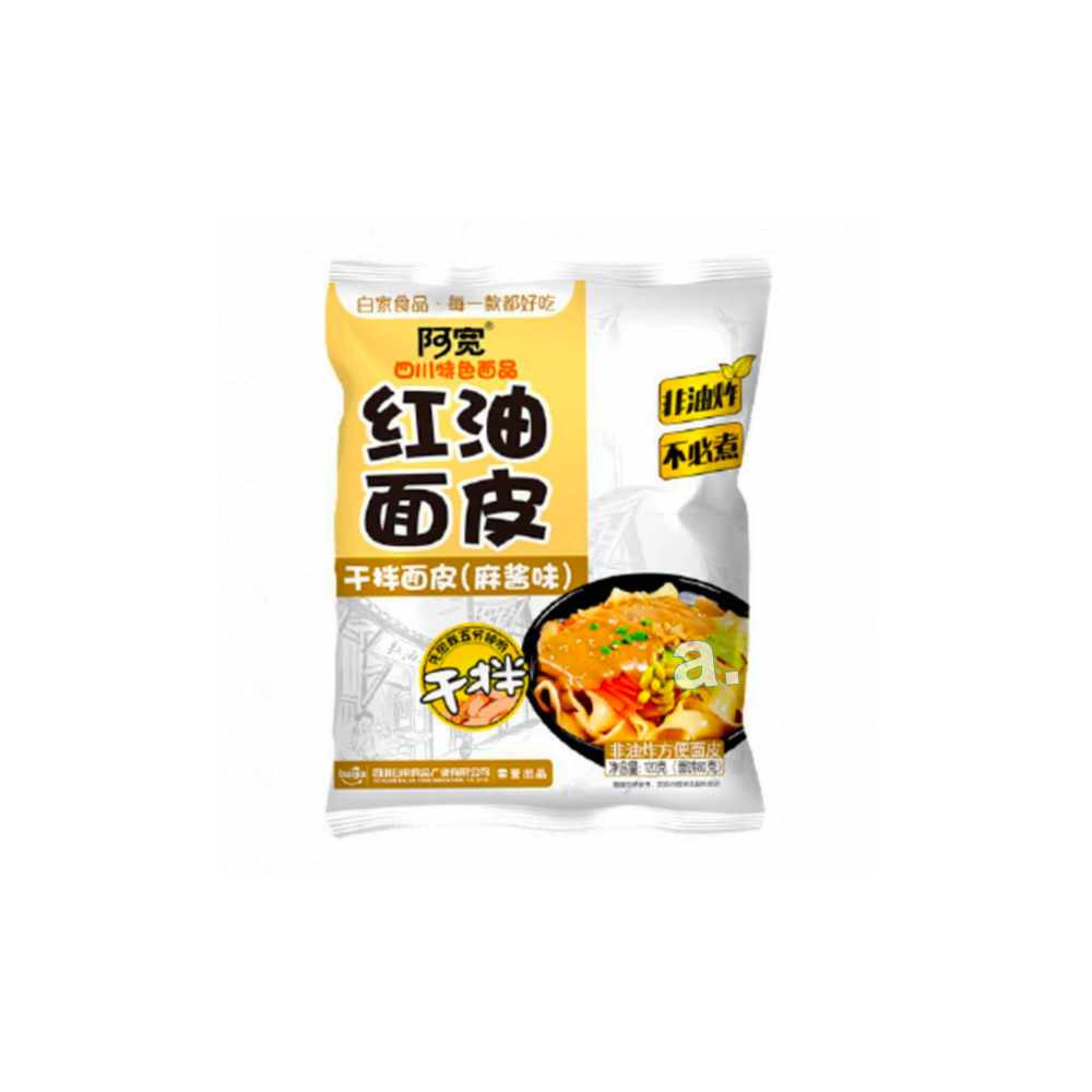 Baijia Broad Noodles Sesame paste flavour 115g