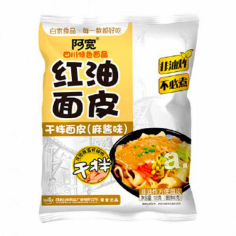 Baijia Broad Noodles Sesame paste flavour 115g