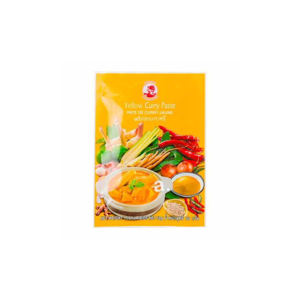 Cock brand Yellow curry paste 50g