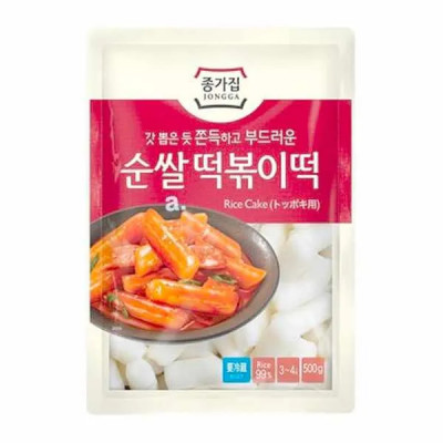 Bánh gạo Hàn quốc Topokki Jongga 500g