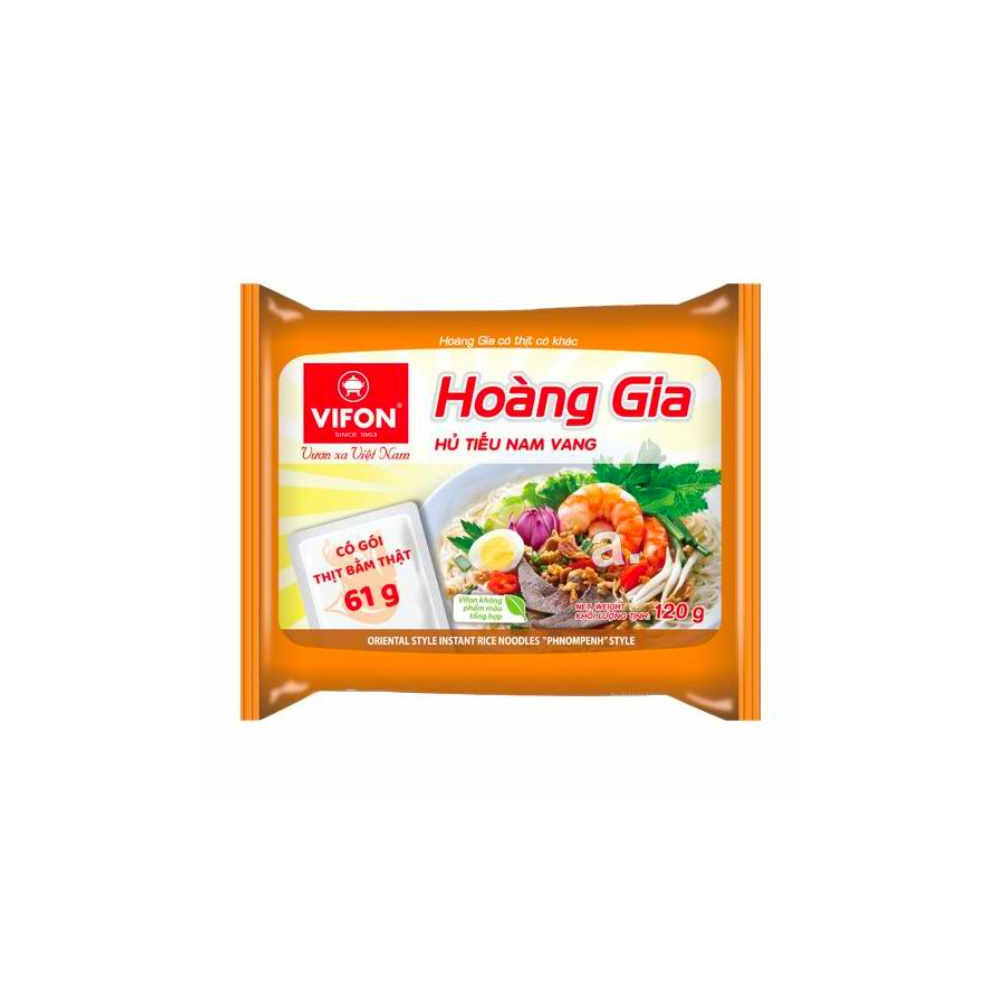 Vifon Hoang gia instant noodle Hu tieu nam vang 120g Vifon Hoang gia instant noodle Hu tieu nam vang 120g
