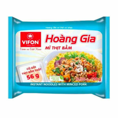 Vifon Hoang gia instant noodle minced pork 120g