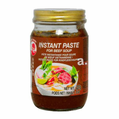 Cock brand instant paste for Beef soup Pho bo 227g