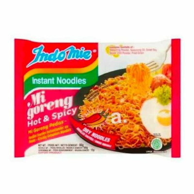 Indomie instantní smažené nudle pálivé 80g