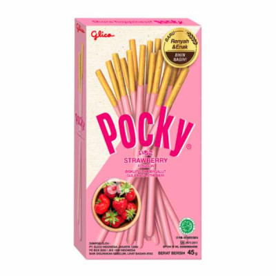 Glico Pocky tyčinky jahoda 47 g