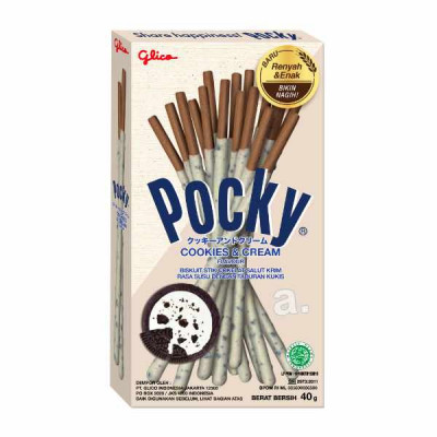 Glico Pocky Cookie and Cream 45g