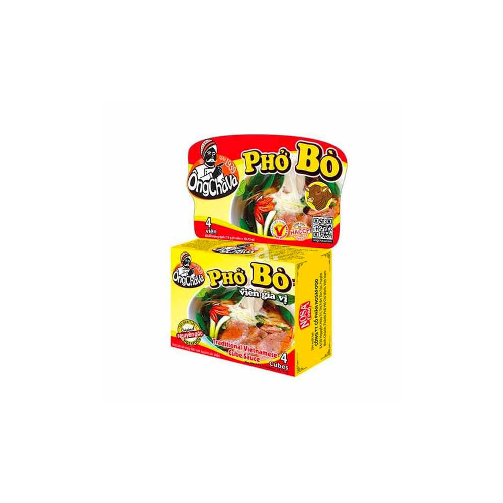 Ong cha va cube sauce Vietnamese Phở bò 75g