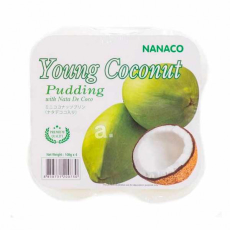 Nanaco young coconut pudding 432g