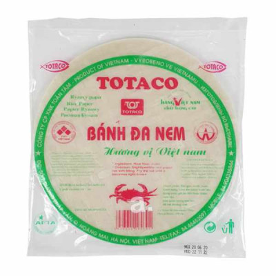 Totaco rice paper for fried rolls 250g