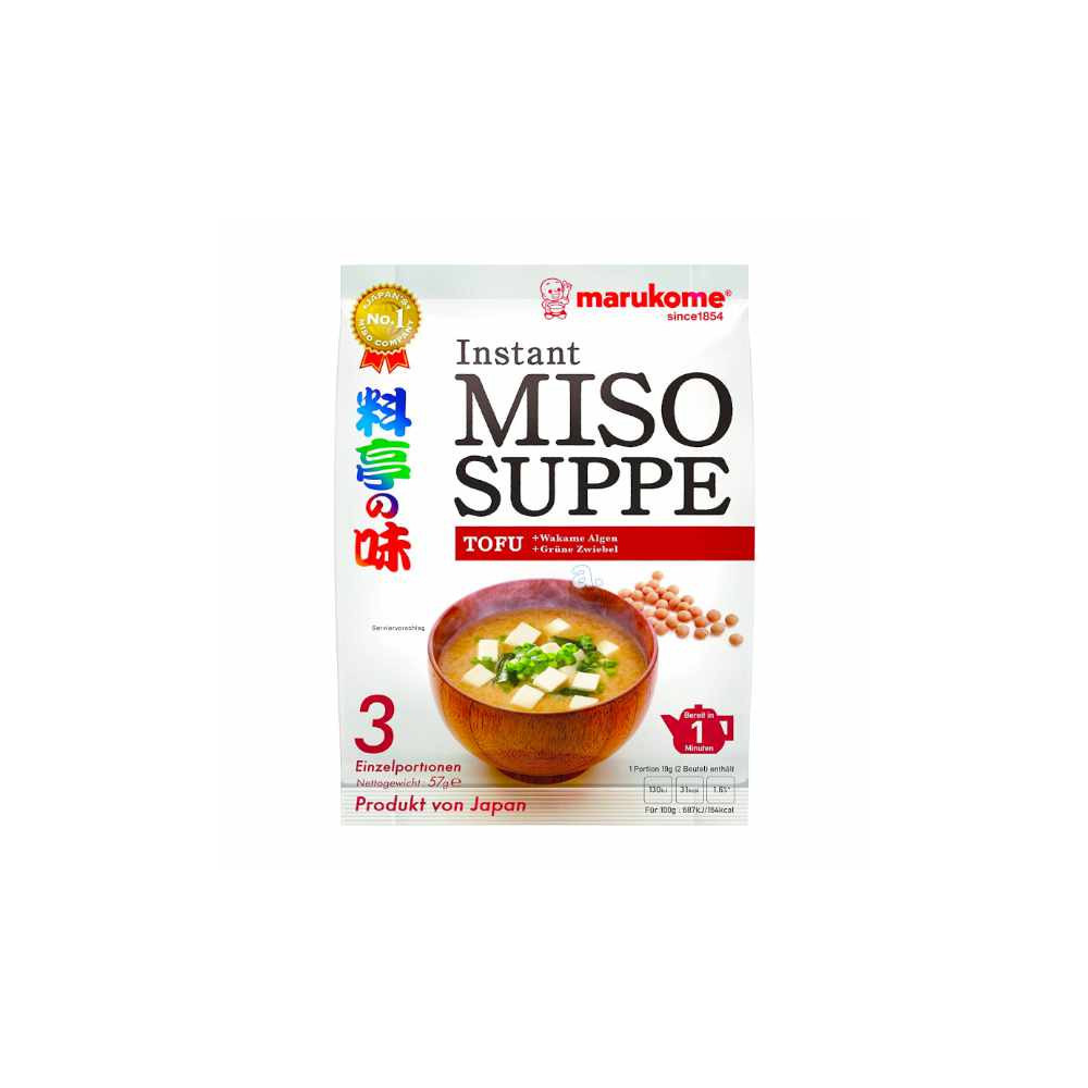 Marukome instant Miso soup Tofu 57g