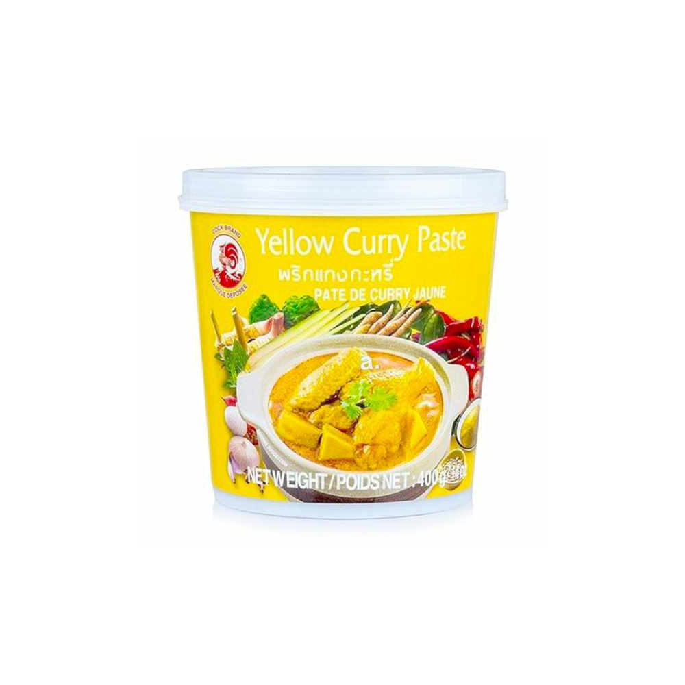 Pâte de Curry Jaune 400g - Cock Brand