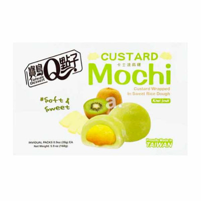 Q mochi custard Kiwi 168g