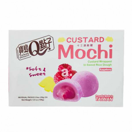 Q Mochi custard Malina 168 g