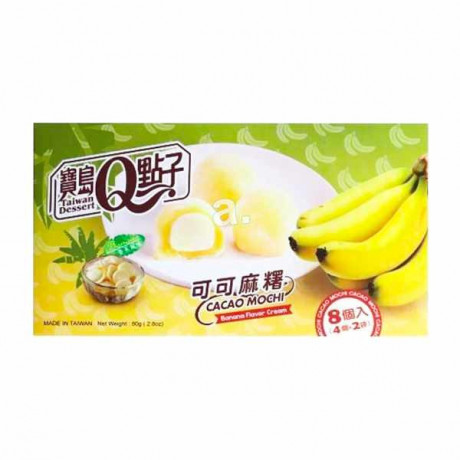 Q mochi Kakao Banán 80g