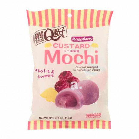 Q Mochi Custard malina 110g